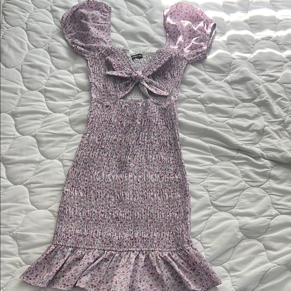 Floral Purple Dress